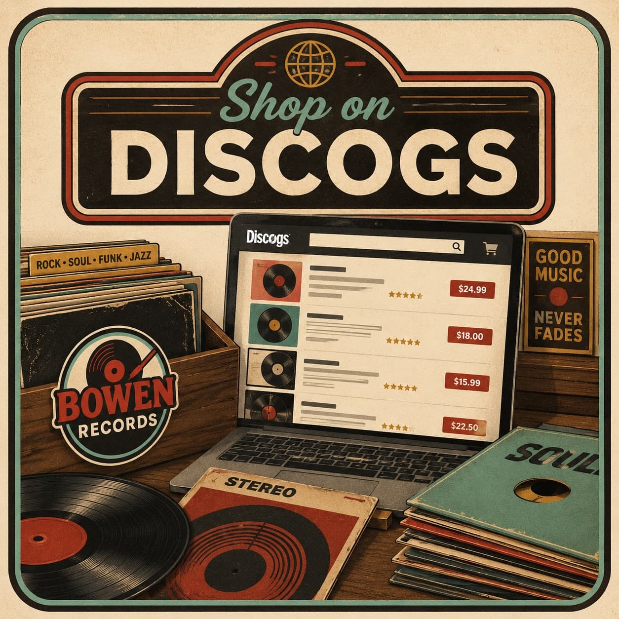 Shop On Discogs